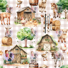 Load image into Gallery viewer, Farm Beige Gingham | Knit | Retail | Average Scale
