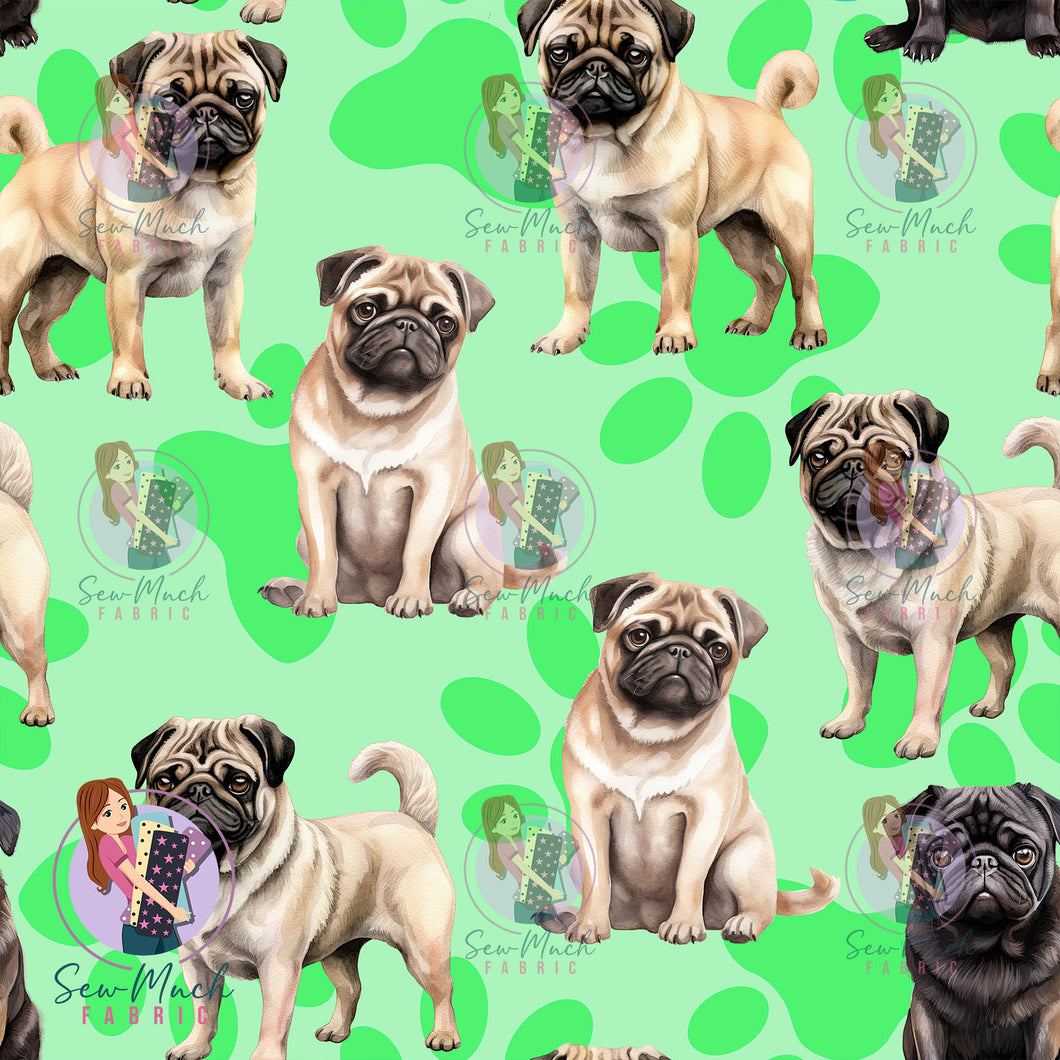 Pug Green | Woven | Retail | Average Scale