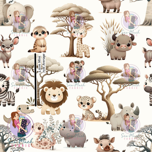 Safari Animals | Knit | Retail | Average Scale