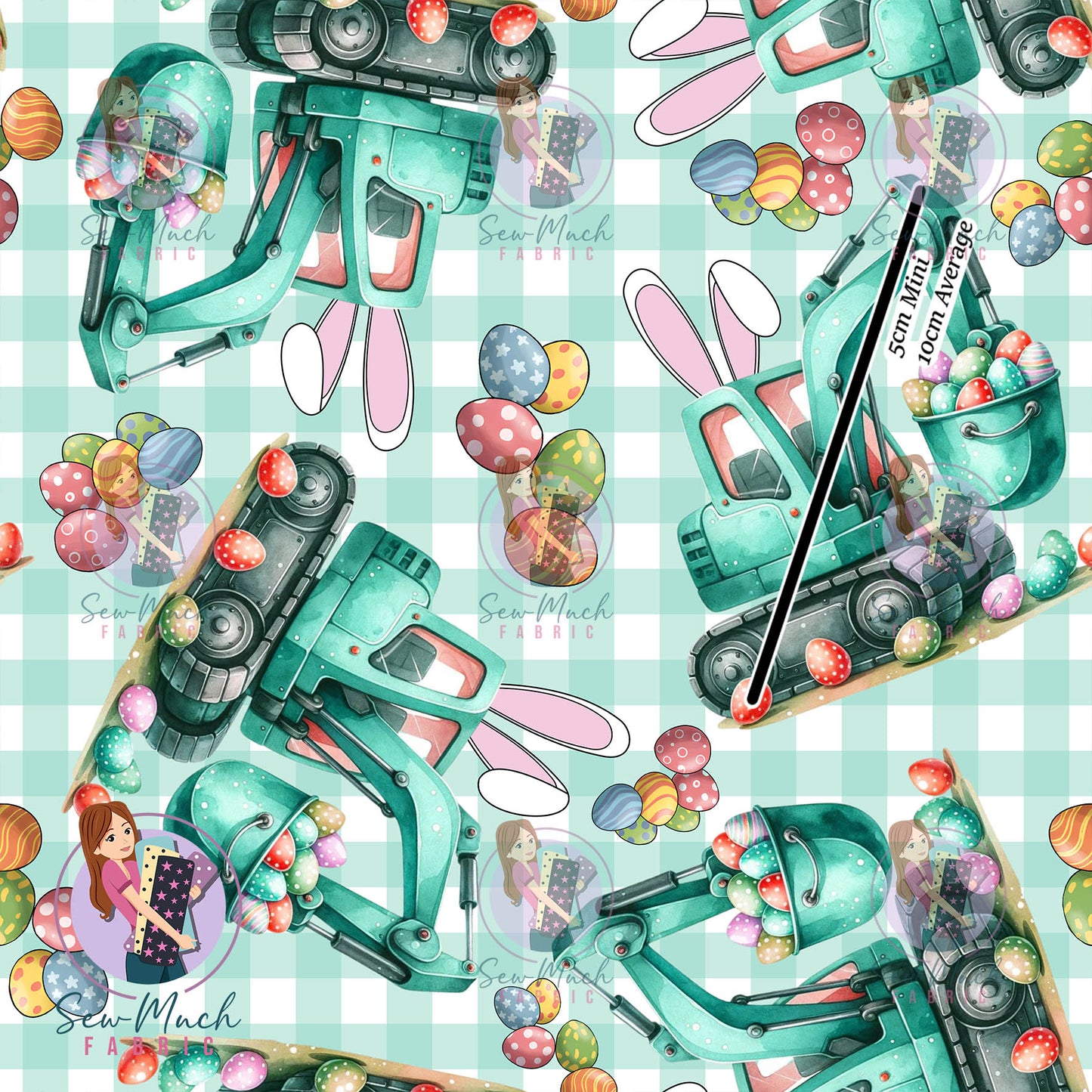 Easter: Excavator | Woven | Retail | MINI Scale