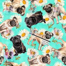 Load image into Gallery viewer, Pug Floral | Woven | Retail | Average Scale
