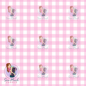 Pink Gingham | Knit | Retail | MINI Scale