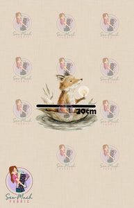 Mystical Woodland Animals | Panel | Retail | Cotton Knit