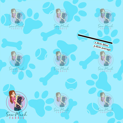 Paw Prints Light Blue | Pre-Order |