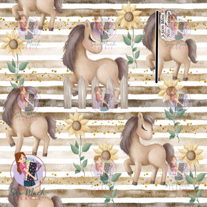 Horse Sunflower | Woven | Retail | Average Scale