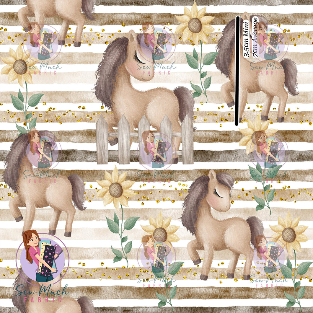 Horse Sunflower | Woven | Retail | Average Scale