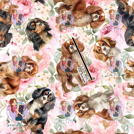 Cavalier Pink Floral | Canvas | Retail | Average Scale