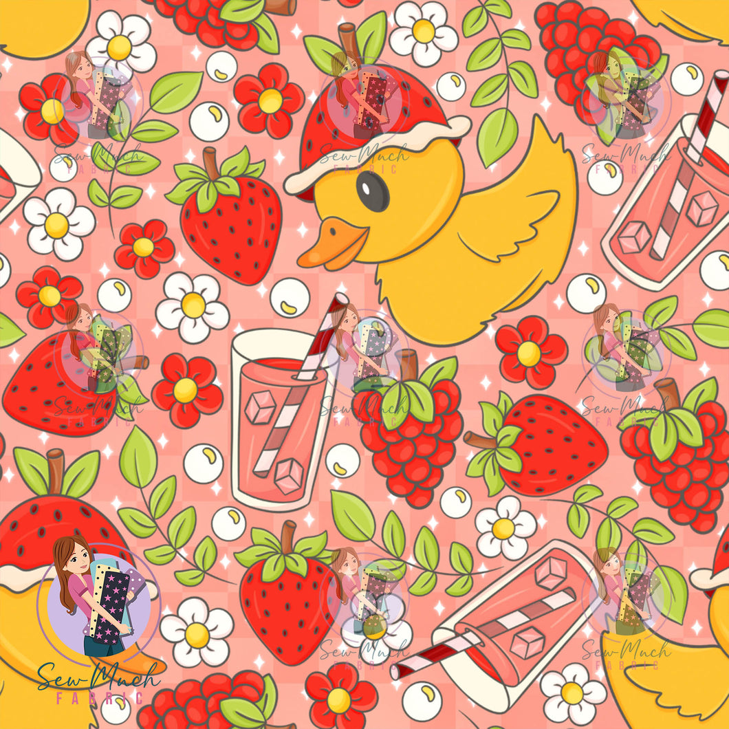 Strawberry Ducks | Woven | Retail | Average Scale