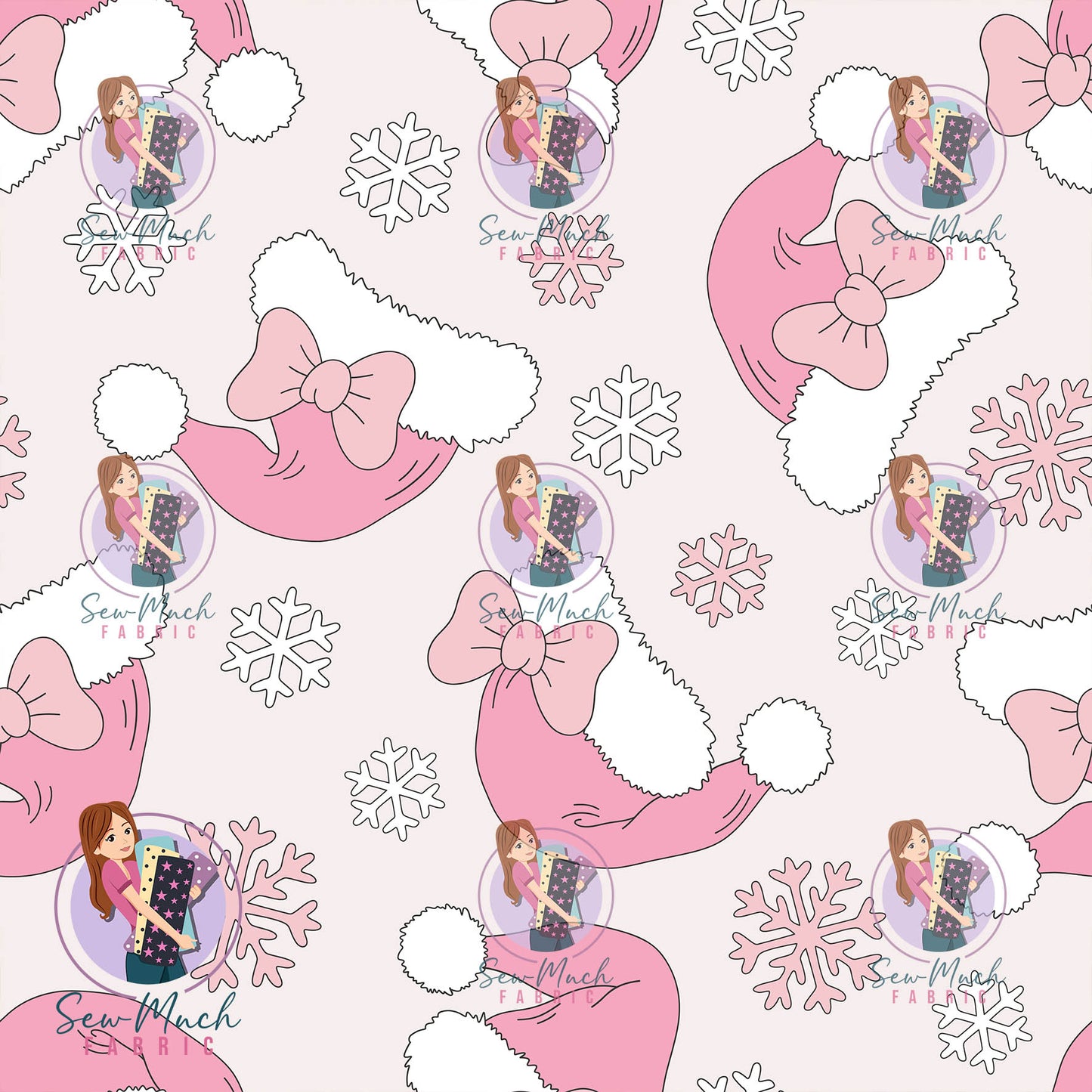 CHRISTMAS Pre-Order: Pink Santa Hats