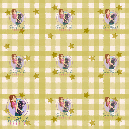 JUNE Pre-Order (2): Star Gingham Green
