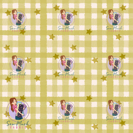 JUNE Pre-Order (2): Star Gingham Green