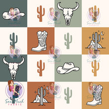 Load image into Gallery viewer, Western Checks | Woven | Retail | Average Scale
