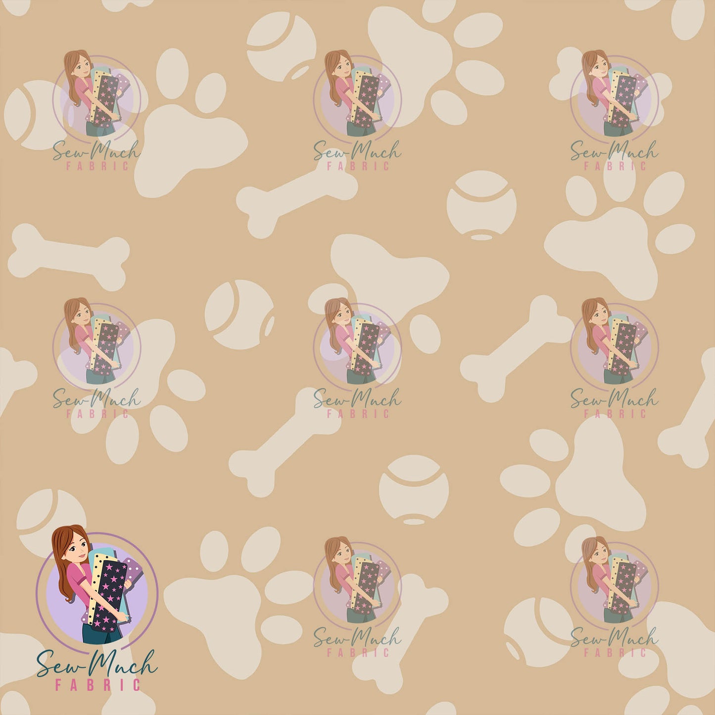 Paw Prints Beige | Pre-Order |