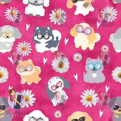 Unlimited Pre-Order: Sunglasses Dogs (Magenta)