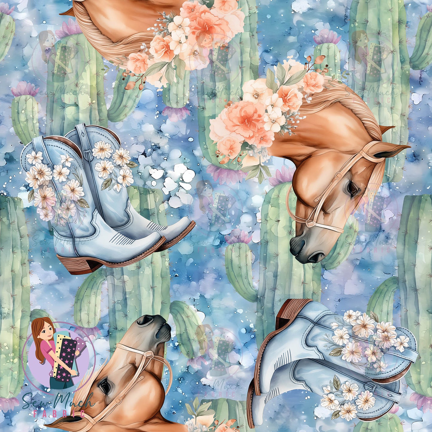 Unlimited Pre-Order: Western Horses Blue