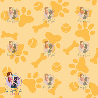 Paw Prints Yellow | Pre-Order |