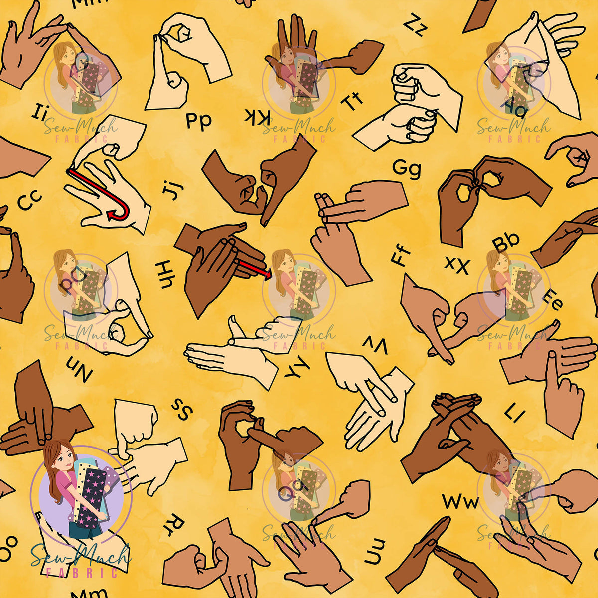 Auslan Yellow | Woven | Retail | Average Scale