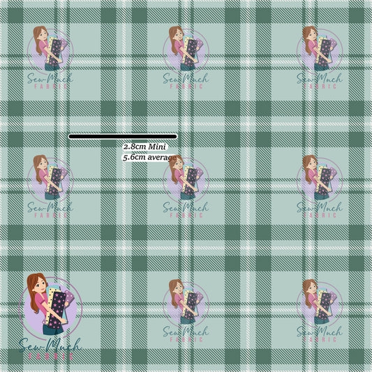 Christmas: Green Gingham | Woven | Retail | Average Scale