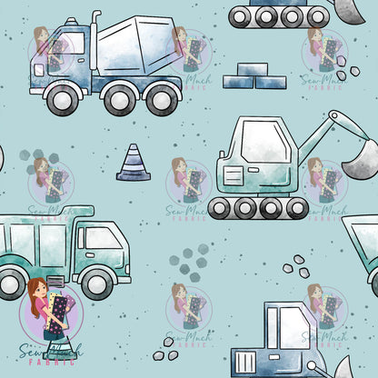 Unlimited Pre-Order: Construction Trucks Blue