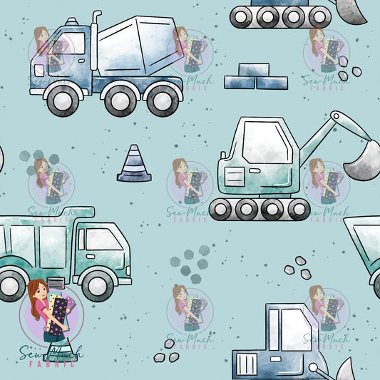 Unlimited Pre-Order: Construction Trucks Blue