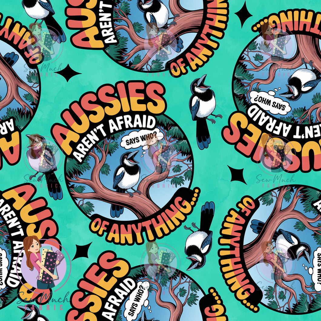 NOVEMBER Pre-Order (2): Aussies aren't afraid (Green)