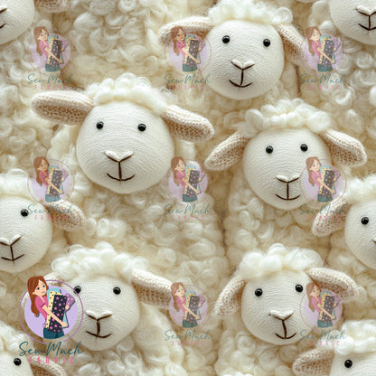 Sheep White | Woven | Retail | MINI Scale