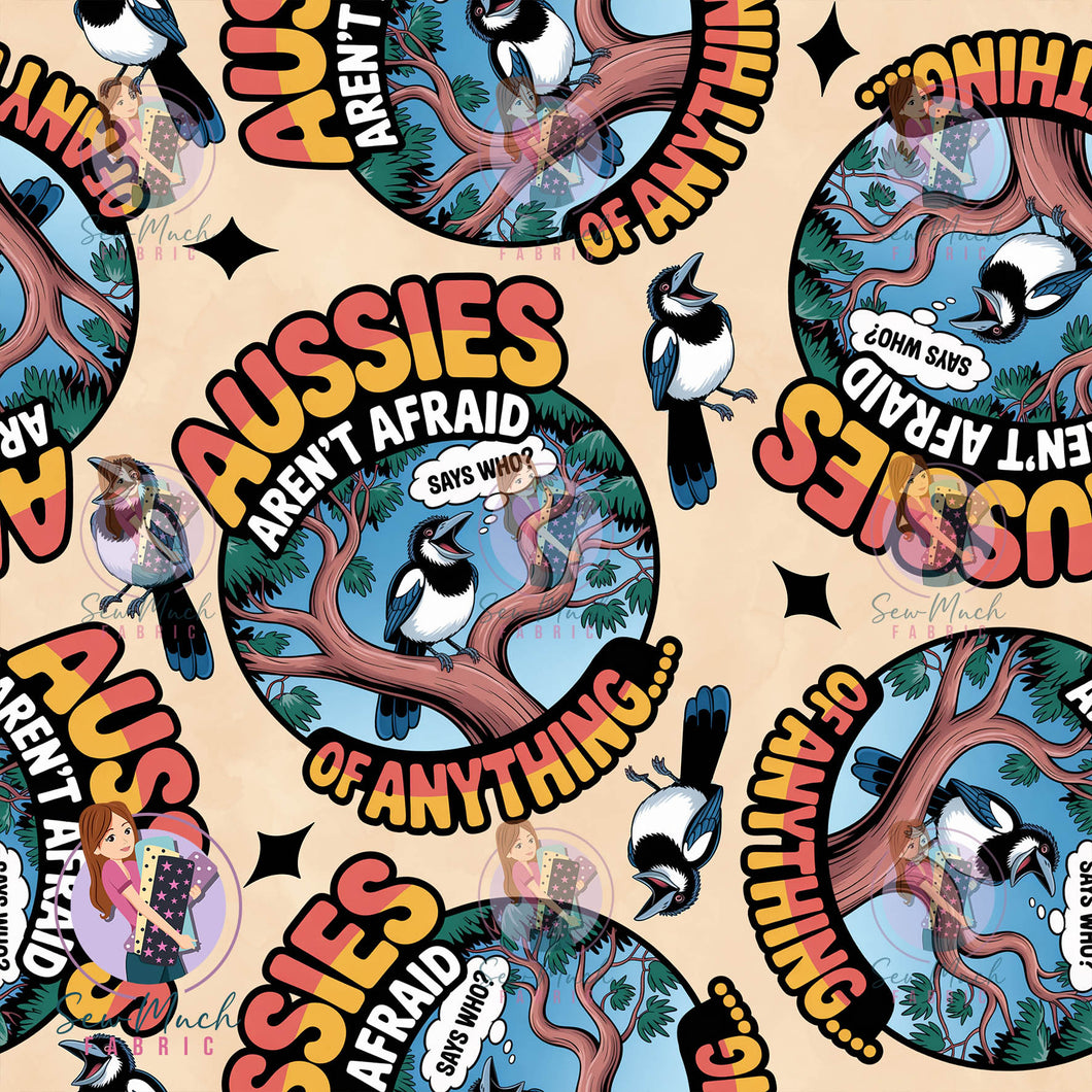 NOVEMBER Pre-Order (2): Aussies aren't afraid (Beige)