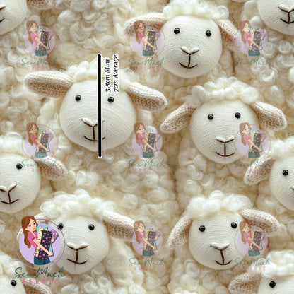 Sheep White | Woven | Retail | MINI Scale