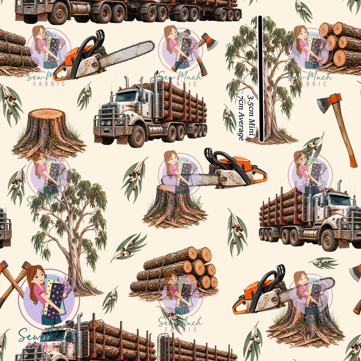 Log Truck | Canvas | Retail | Average Scale