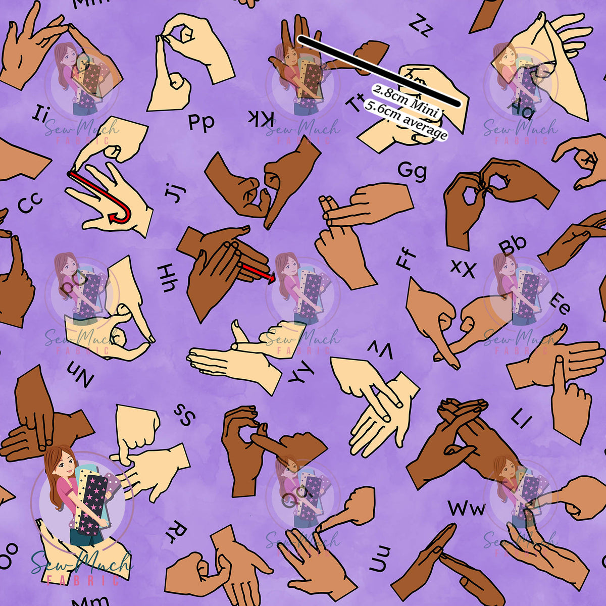 Auslan Purple | Woven | Retail | Average Scale
