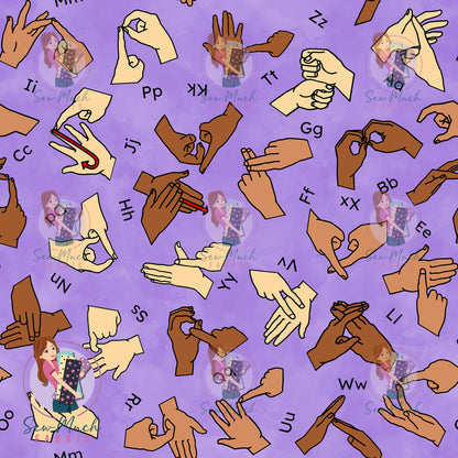 Auslan Purple | Woven | Retail | Average Scale