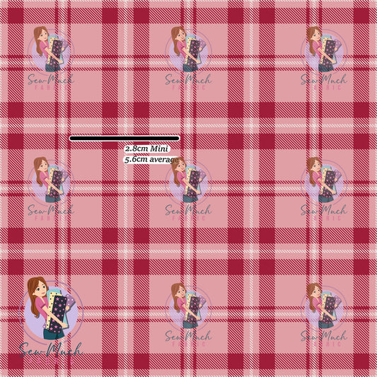Christmas: Red Gingham | Woven | Retail | Average Scale