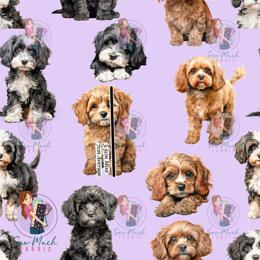 Cavoodle Purple | Woven | Retail | Average Scale