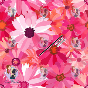 Pink Floral | Canvas | Retail | Average Scale