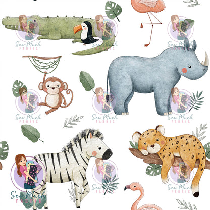 Jungle Animals | Woven | Retail | Average Scale