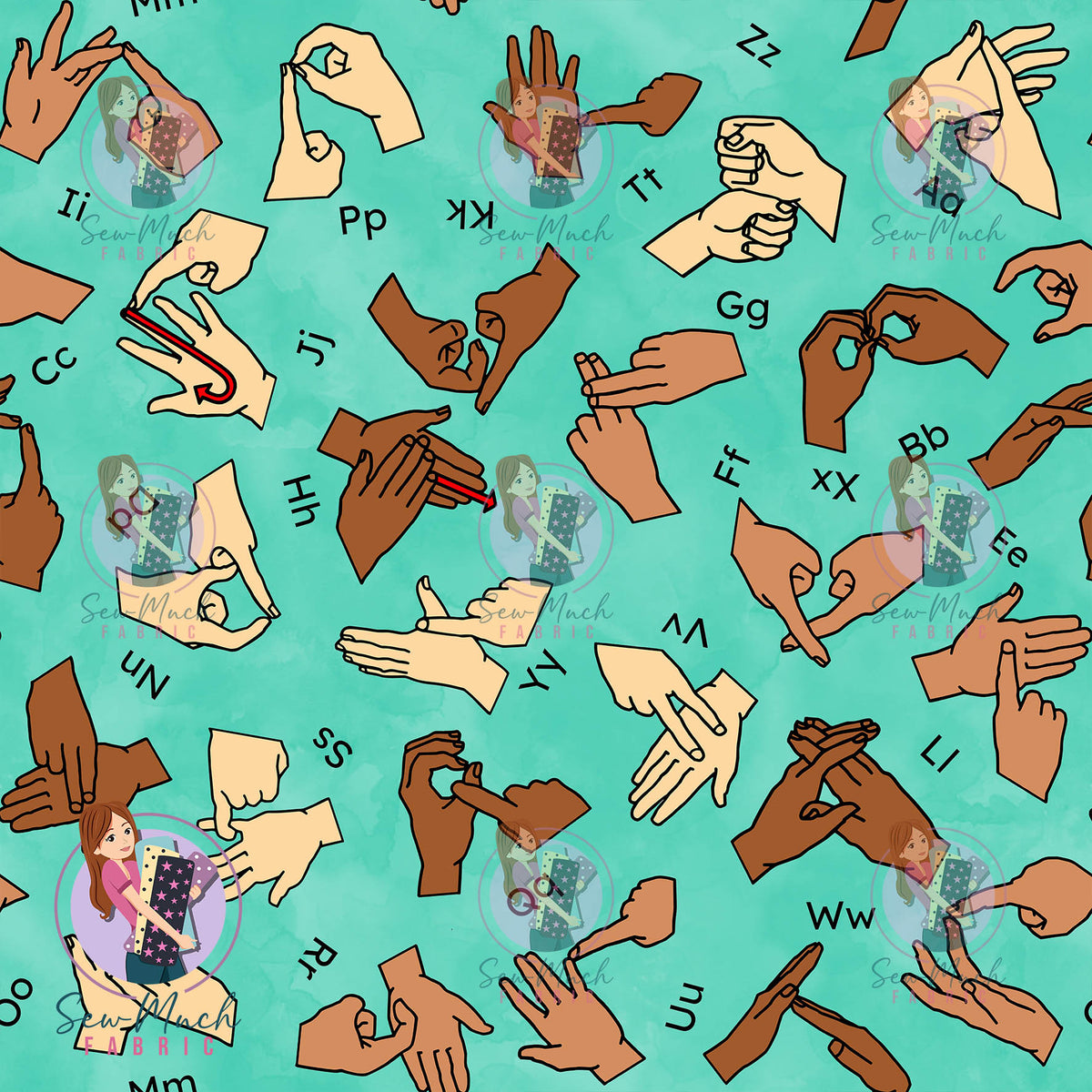 Auslan Green | Woven | Retail | Average Scale