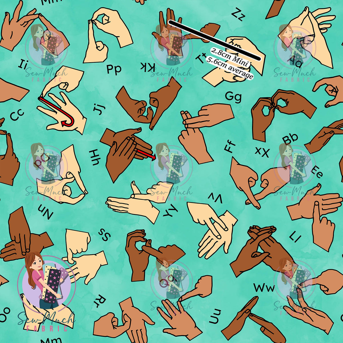 Auslan Green | Woven | Retail | Average Scale