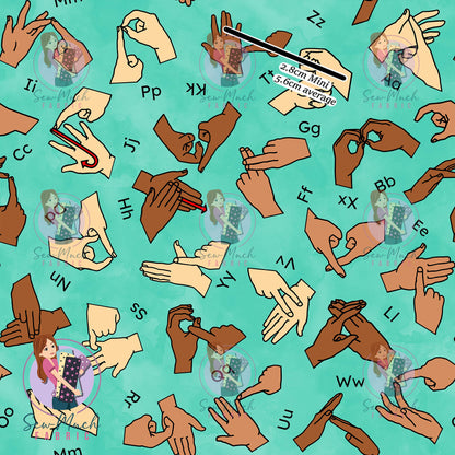 Auslan Green | Woven | Retail | Average Scale