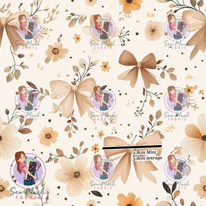 Floral Bows | Woven | Retail | Average Scale