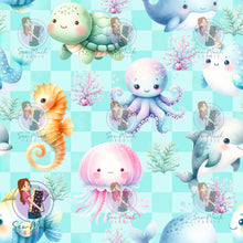 Load image into Gallery viewer, Sea Animals Blue | Canvas | Retail | Average Scale
