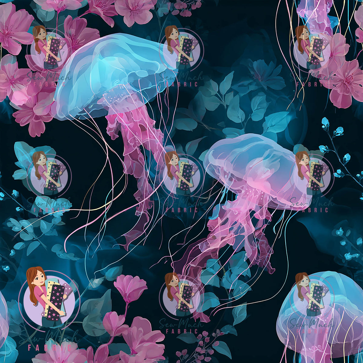 Jellyfish Floral | Woven | Retail | Average Scale