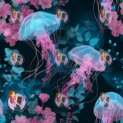 Jellyfish Floral | Woven | Retail | Average Scale