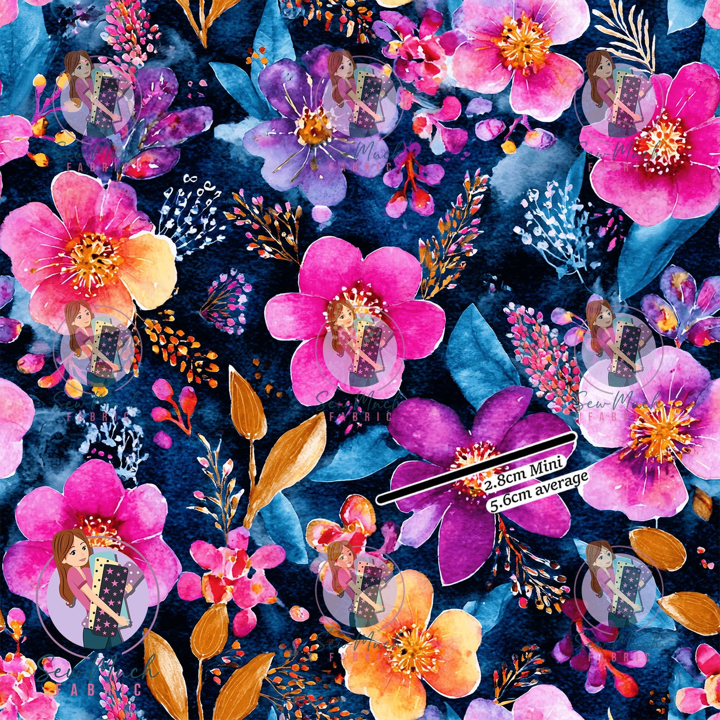 Floral TESSA  | French Terry | Retail | Average scale