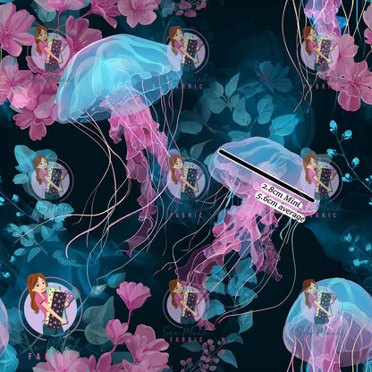 Jellyfish Floral | Woven | Retail | Average Scale