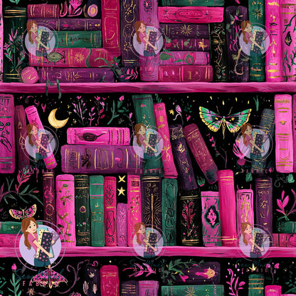 Pink Books | Canvas | Retail | Average Scale