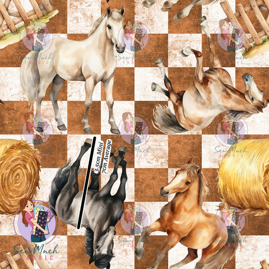 Horse Checks | Woven | Retail | MINI Scale
