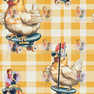 Cool Chickens | Woven | Retail | MINI Scale