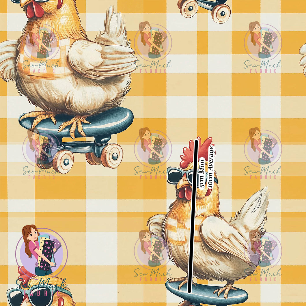 Cool Chickens | Woven | Retail | MINI Scale