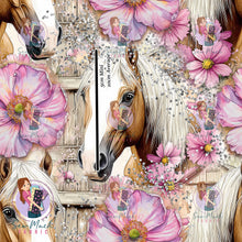 Load image into Gallery viewer, Unlimited Pre-Order: Pink Floral Horses
