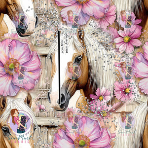 Unlimited Pre-Order: Pink Floral Horses